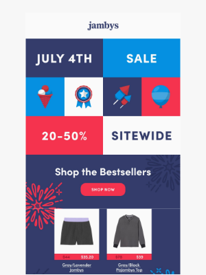 Jambys - Hot Deals, Cool Fabrics: Shop the July 4th Sale!