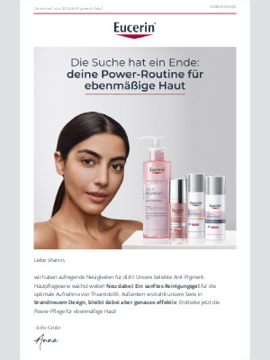 Eucerin (Germany) - sharon, die Suche hat ein Ende!