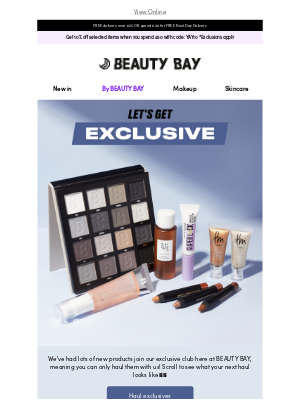 Beauty Bay - LET'S GET EXCLUSIVE  😍