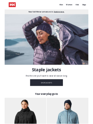 Helly Hansen - Jacket season starts now