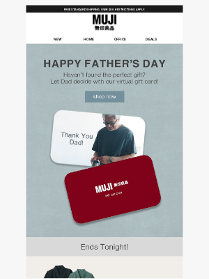 MUJI - Make Dad's Day Extra Special!🎉