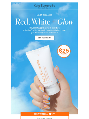 Kate Somerville Skincare - FREE ExfoliKate Intensive Ends Today