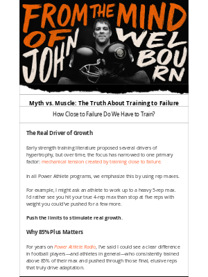 Power Athlete - Muscle Growth & Mechanical Tension