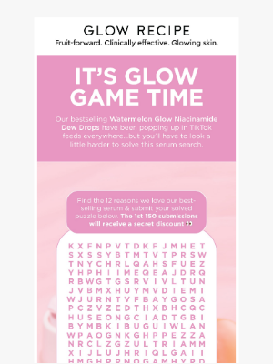 Glow Recipe - Wanna play a game? 🍉