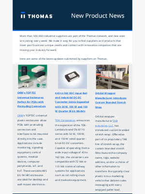 Xometry - News and Product Updates from Thomas Suppliers