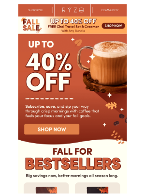 RYZE - Save 40% & feel your best ☕