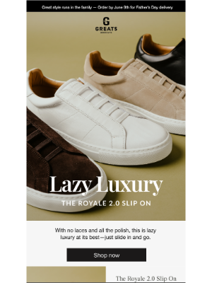 Greats - Lazy Luxury At Its Best