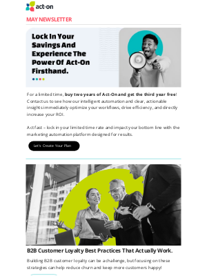 Act-On Software - May Newsletter: Find Your Deal & Solutions