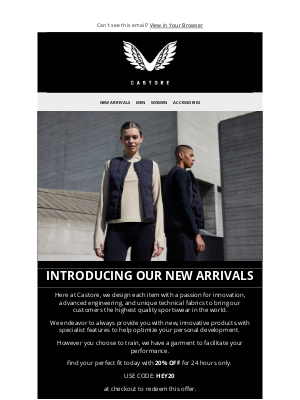 Castore - Introducing Our New Arrivals