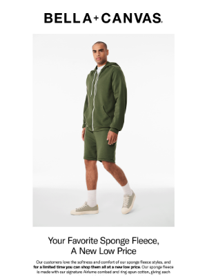 Bella + Canvas - Shop Sponge Fleece at a New Low Price