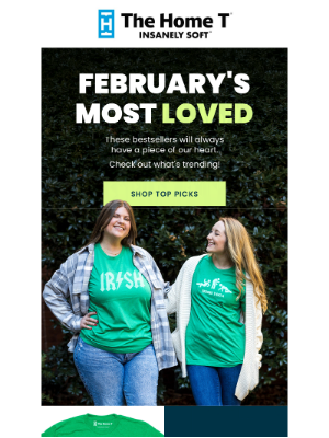 The Home T - Tees You ❤️ed in February!