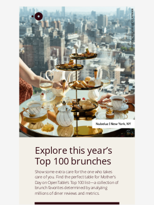 OpenTable - Book a Top 100 Brunch for Mother’s Day