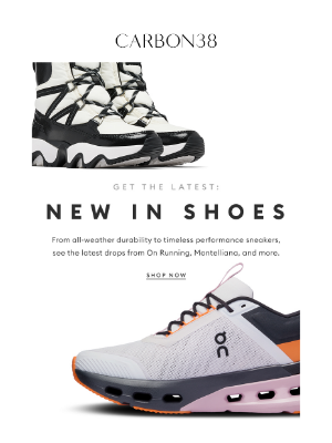 Carbon38 - New in Shoes: On Running, Montelliana, Sorel...