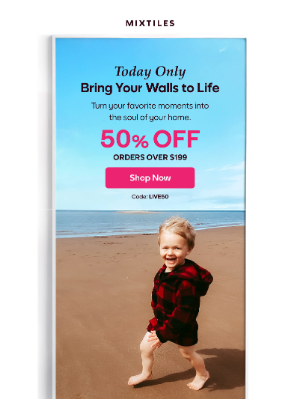 Mixtiles - The Last Of Spring—50% Off Today Only!