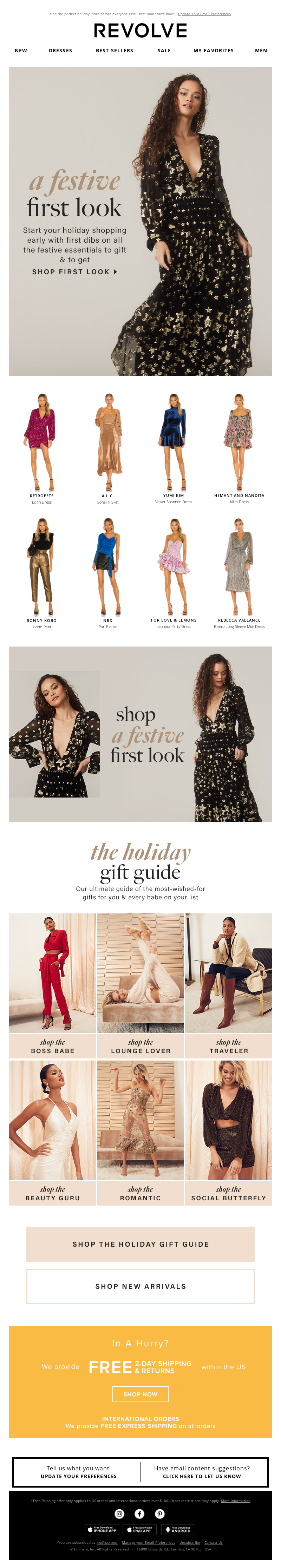 REVOLVE - get your holiday faves FIRST!