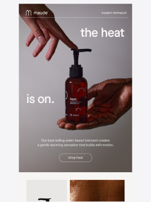 Maude - hot to the touch.