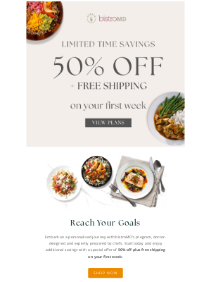 BistroMD - Hurry! 50% Off + Free Shipping Ends Soon