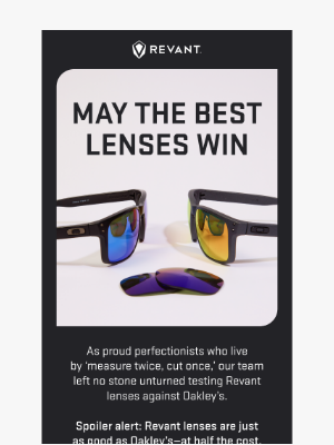 Revant Optics - Going Lens-to-Lens with Oakley