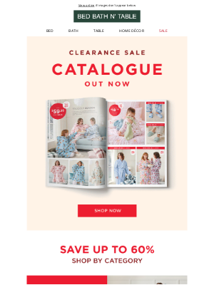 Bed Bath ’n’ Table (Australia) - Clearance Catalogue OUT NOW! 📖