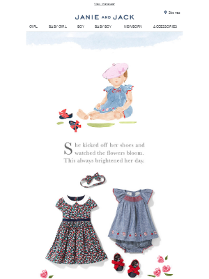 Janie and Jack - A short story: new collection for baby