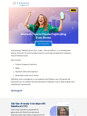 Tableau Software - Discover action-packed tips for captivating data stories using movie vizzes