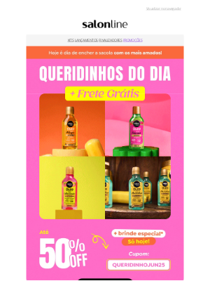 Salon Line (Brazil) - Brinde ou Frete Grátis? Aqui tem os dois! 💅