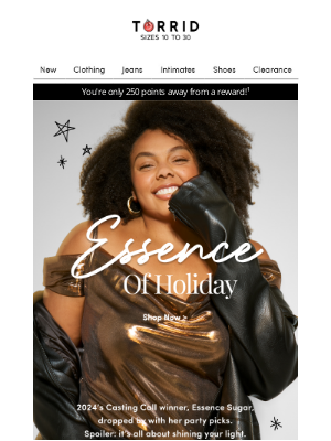 Torrid - Holiday styles, ESSENCE edition!