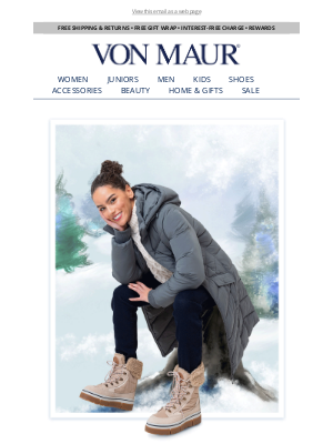 Von Maur - Stylish Cold Weather Boots for the Whole Family!