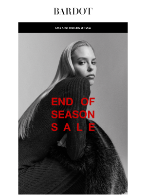 Bardot - End Of Season Sale Starts NOW
