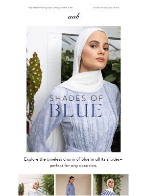 Aab - New Arrivals: Shades of Blue