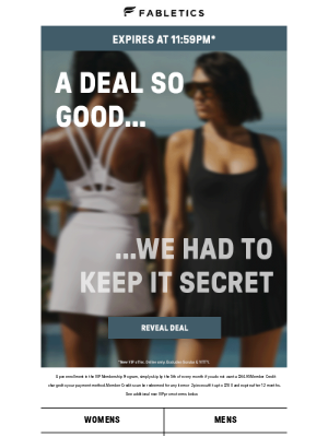 Fabletics - Shh...