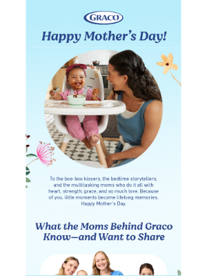 Graco Baby Products - Thanks, Mom. For everything. 💐