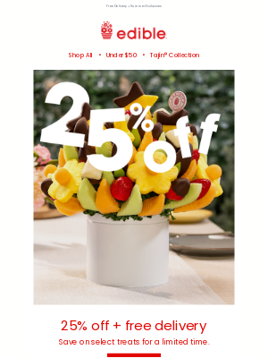 Edible Arrangements - 25% Off. Don’t Pay Full Price.