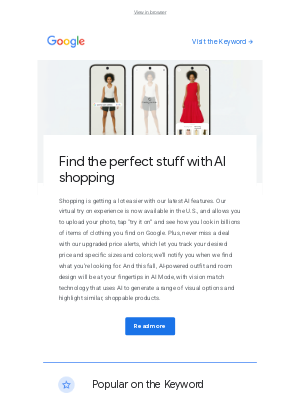 Google - Our latest AI shopping features are here