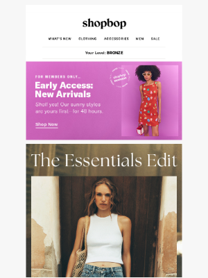 Shopbop - The best basics? Right here