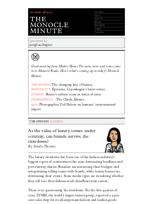 Monocle - The Monocle Minute – Monday 28 April 2025