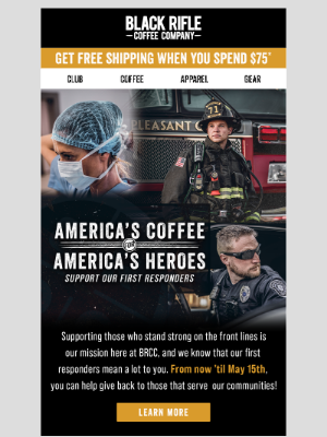 Black Rifle Coffee - America's Coffee is supporting America's Heroes!