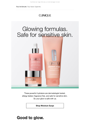 Clinique - Your glow is safe with us ✨
