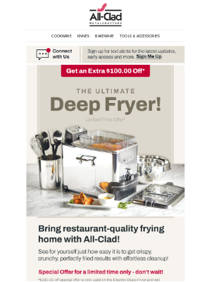 All-Clad Metalcrafters - Last Chance to Save!