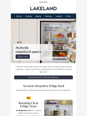 Lakeland (United Kingdom) - Discover the secrets to a perfectly organised kitchen...