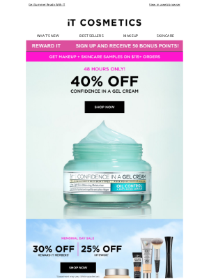 IT Cosmetics - 40% OFF Summer's Best Accessory
