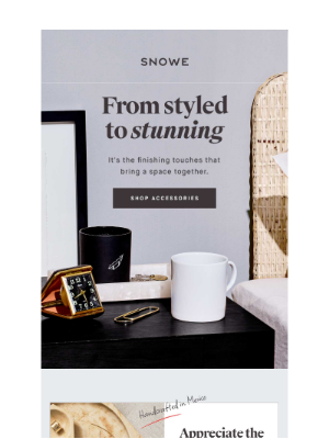 SNOWE - It's the little things