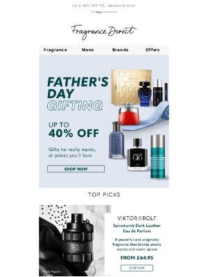Fragrance Direct(United Kingdom) - Father's Day Fragrance Deals 💙