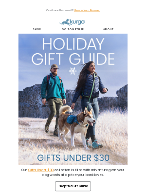 Kurgo - The Gift Guide Your Dog Hopes You See