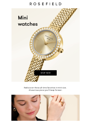 ROSEFIELD - New: Mini Small Edit watch