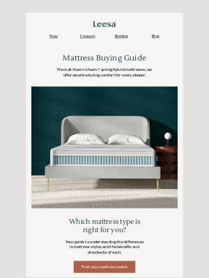 Leesa - How to buy a Leesa mattress online.