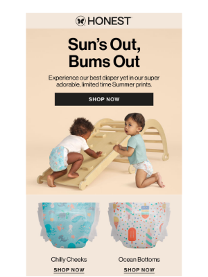 The Honest Company - Limited Edition Summer Diapers Are Going Fast!