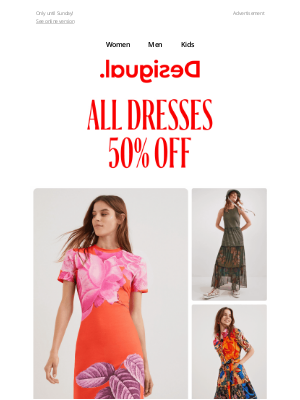 Desigual - ALL dresses 50% off