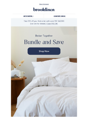 Brooklinen - Bundle and Save