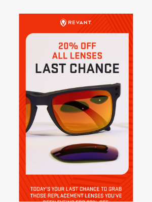 Revant Optics - ⏰LAST CALL! ⏰